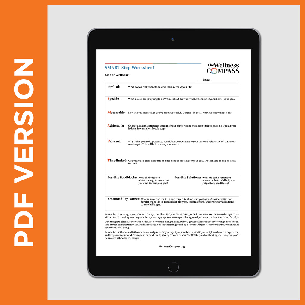 Adult SMART Step Worksheet (PDF FILE)