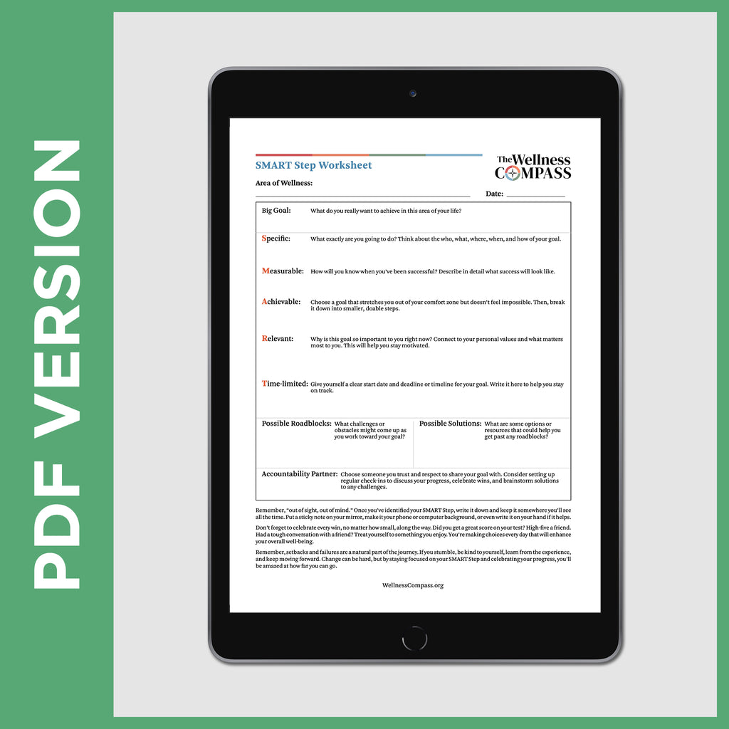 Teen SMART Step Worksheet (PDF FILE)