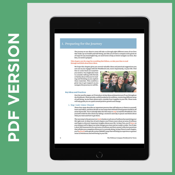 The Wellness Compass Workbook for Teens (PDF FILE)
