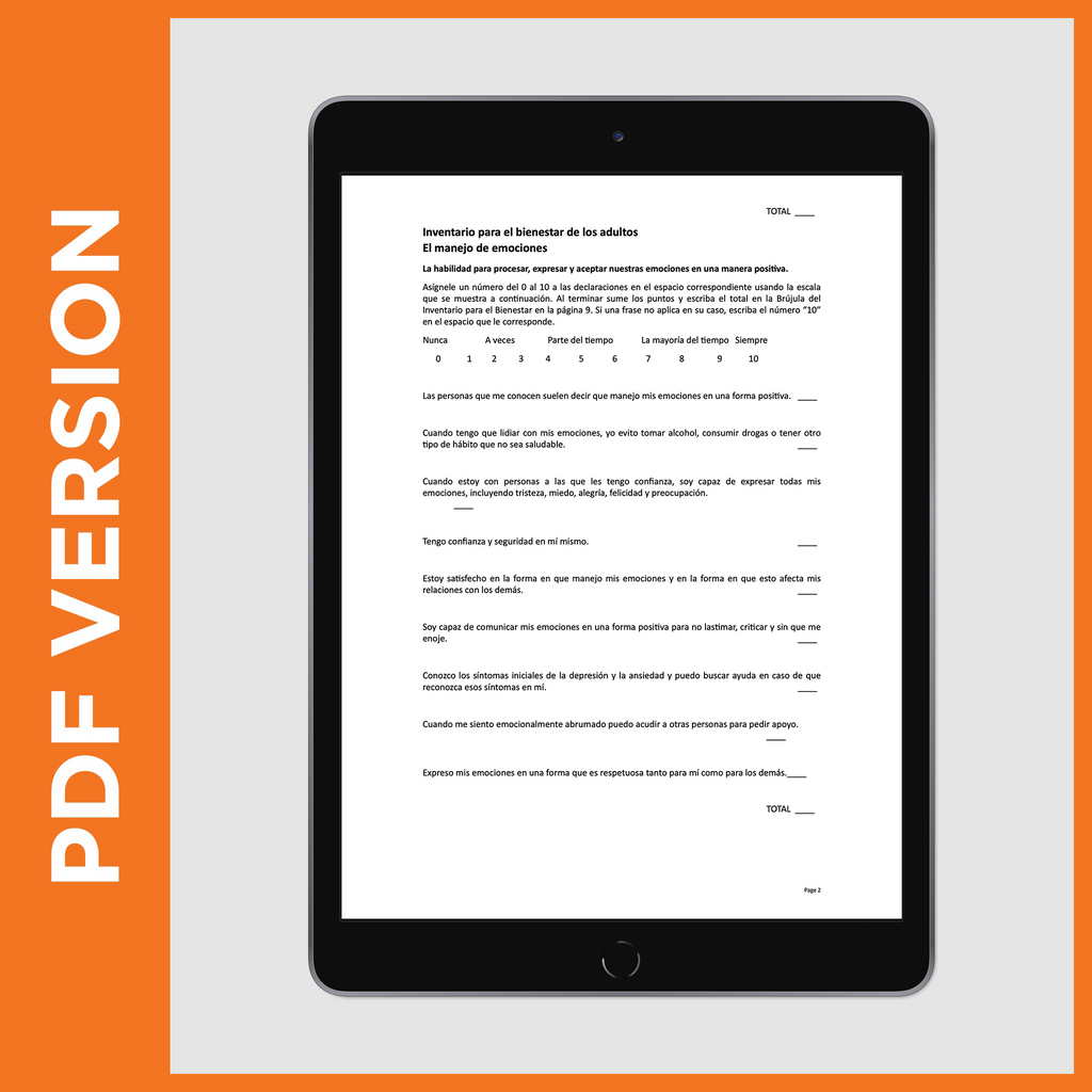 Adult Self Assessment - Spanish (PDF FILE)