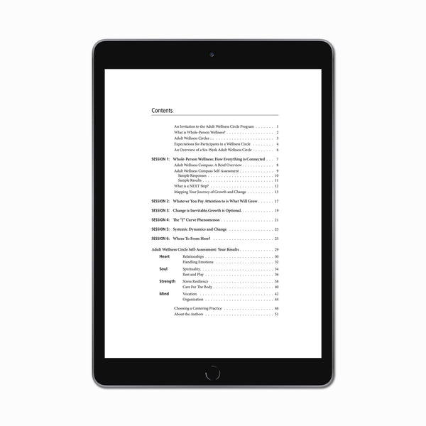 Adult Wellness Circle Program Workbook (PDF FILE)