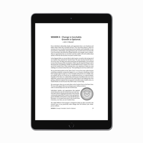 Adult Wellness Circle Program Workbook (PDF FILE)