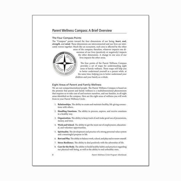 Parent Wellness Circle Program Workbook (PRINT)