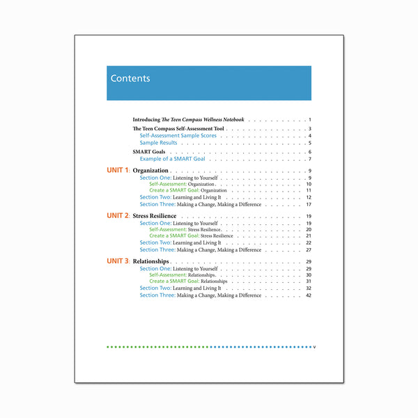 The Teen Compass Wellness Notebook (PRINT)
