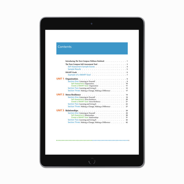 The Teen Compass Wellness Notebook (PDF FILE)
