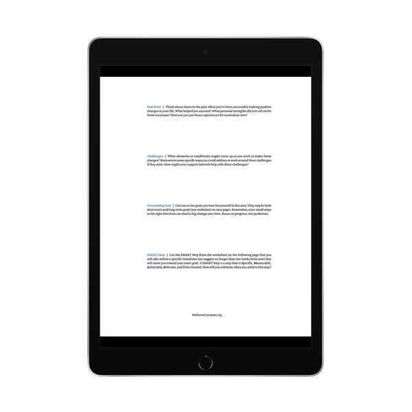 Adult Mapping Your Journey of Growth and Change (PDF FILE)