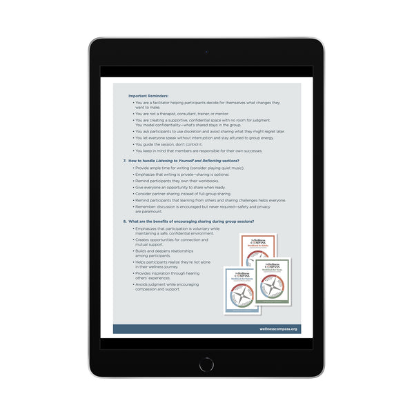 The Wellness Compass Workbook Q&A Guide
